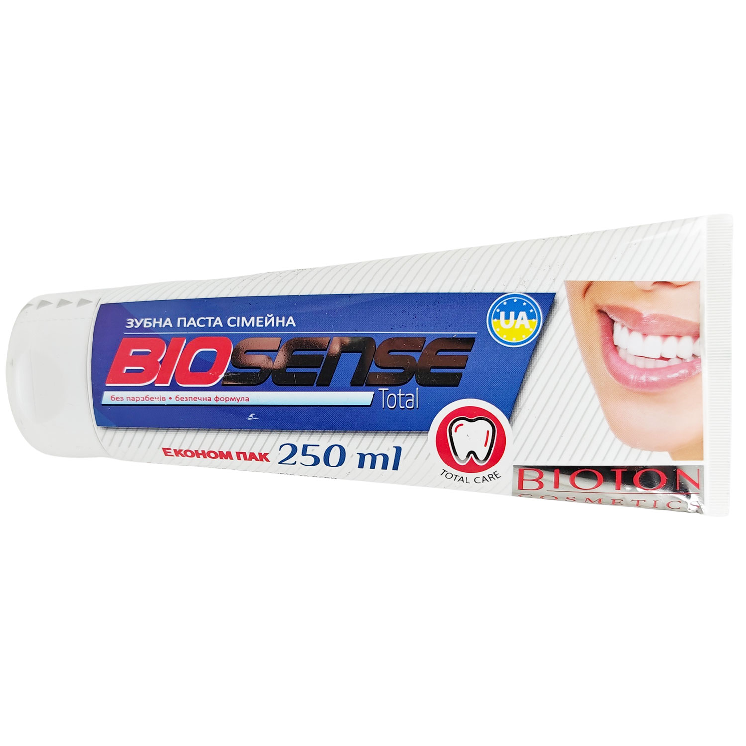 BIOSENSE Total Zahnpasta 250 ml Effektive und einfache fluorfreie Mundpflege für den täglichen Gebrauch