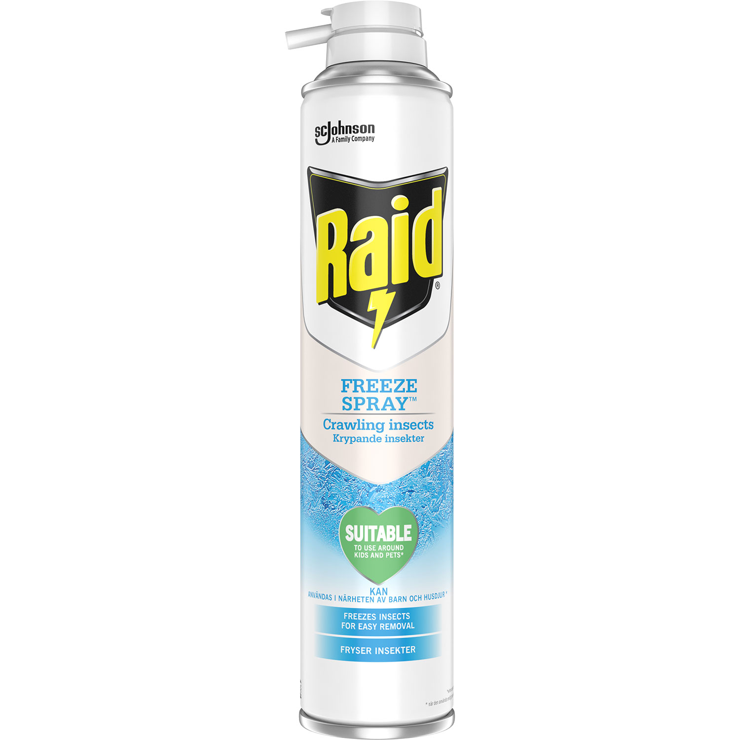 RAID Freeze Spray mod krybende insekter (350 ml.)