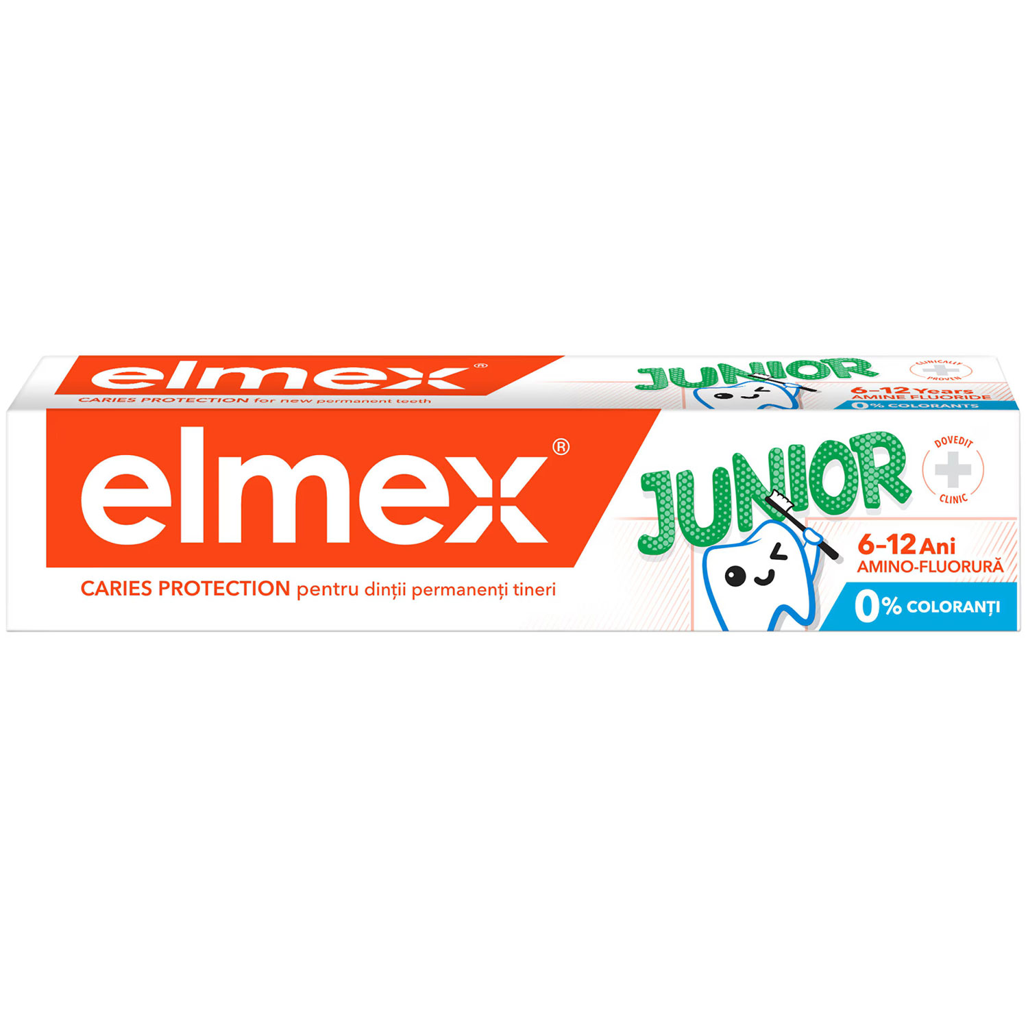 Børnetandpasta ELMEX Junior 612 år Caries Protection 75 ml