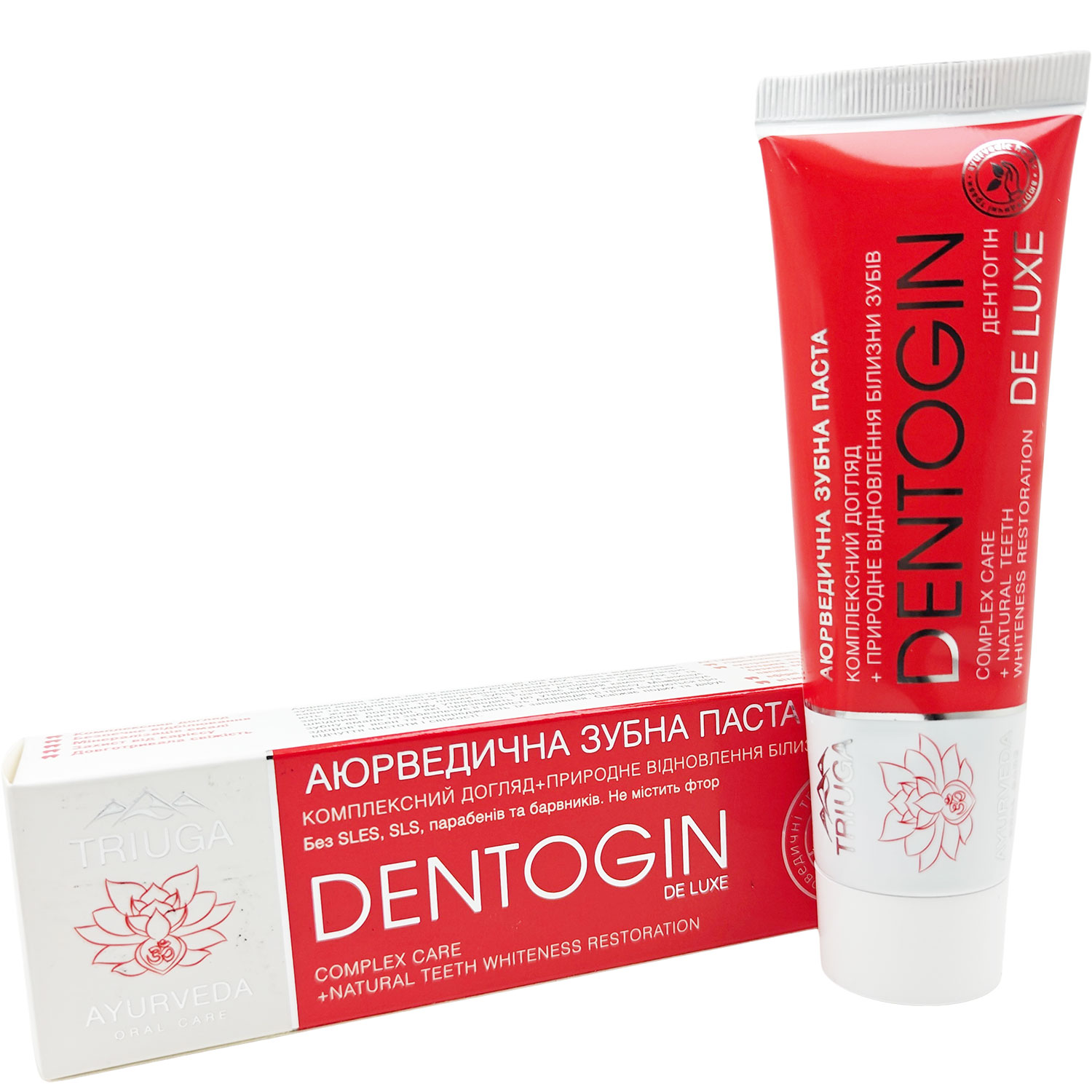 Hydroxyapatite Zahnpasta Triuga Dentogin De Luxe Natural Teeth Whitening 100 g