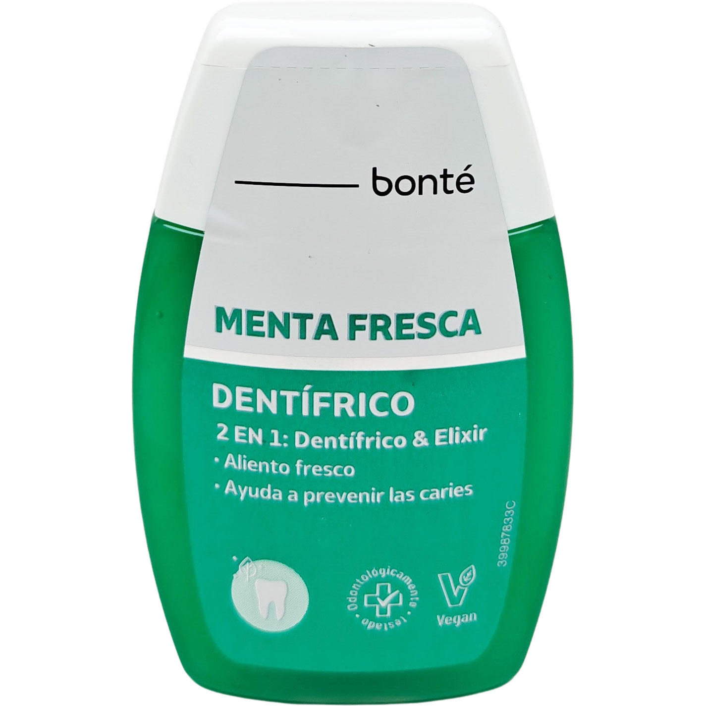 Bonté Menta Fresca 2-in-1 Tandpasta og elixir med frisk mintsmag - Bonté Tandpasta