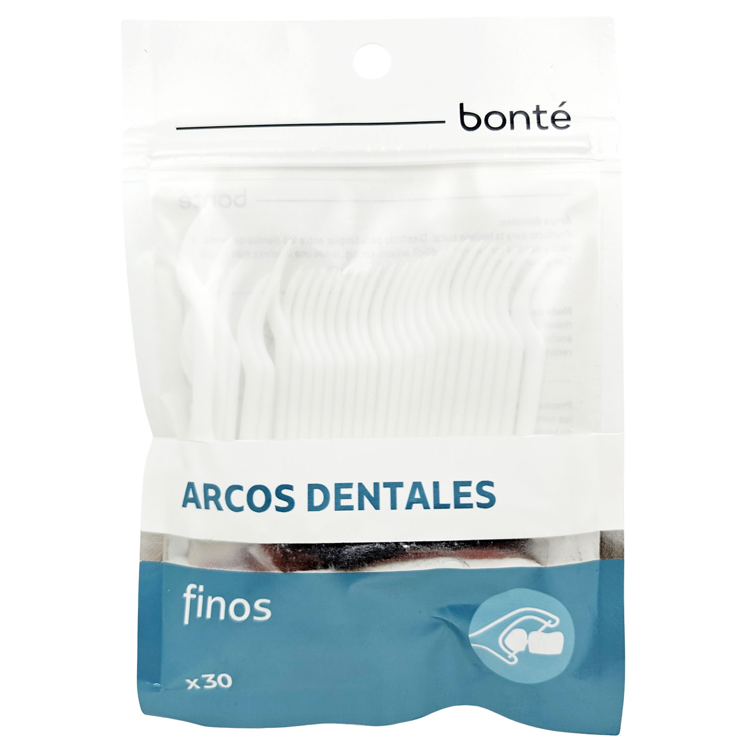 Zahnseidenbügel Bonté Arcos Dentales Fine Zahnstocher mit Zahnseide 30 Stk.