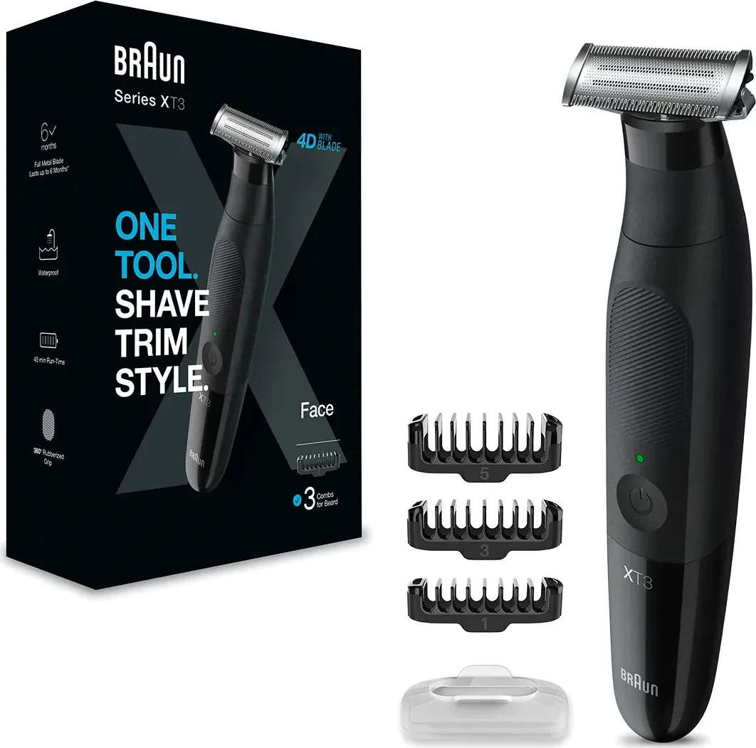 BRAUN Series XT3100 Multitrimmer Trim, Style & Barber mit einem Werkzeug