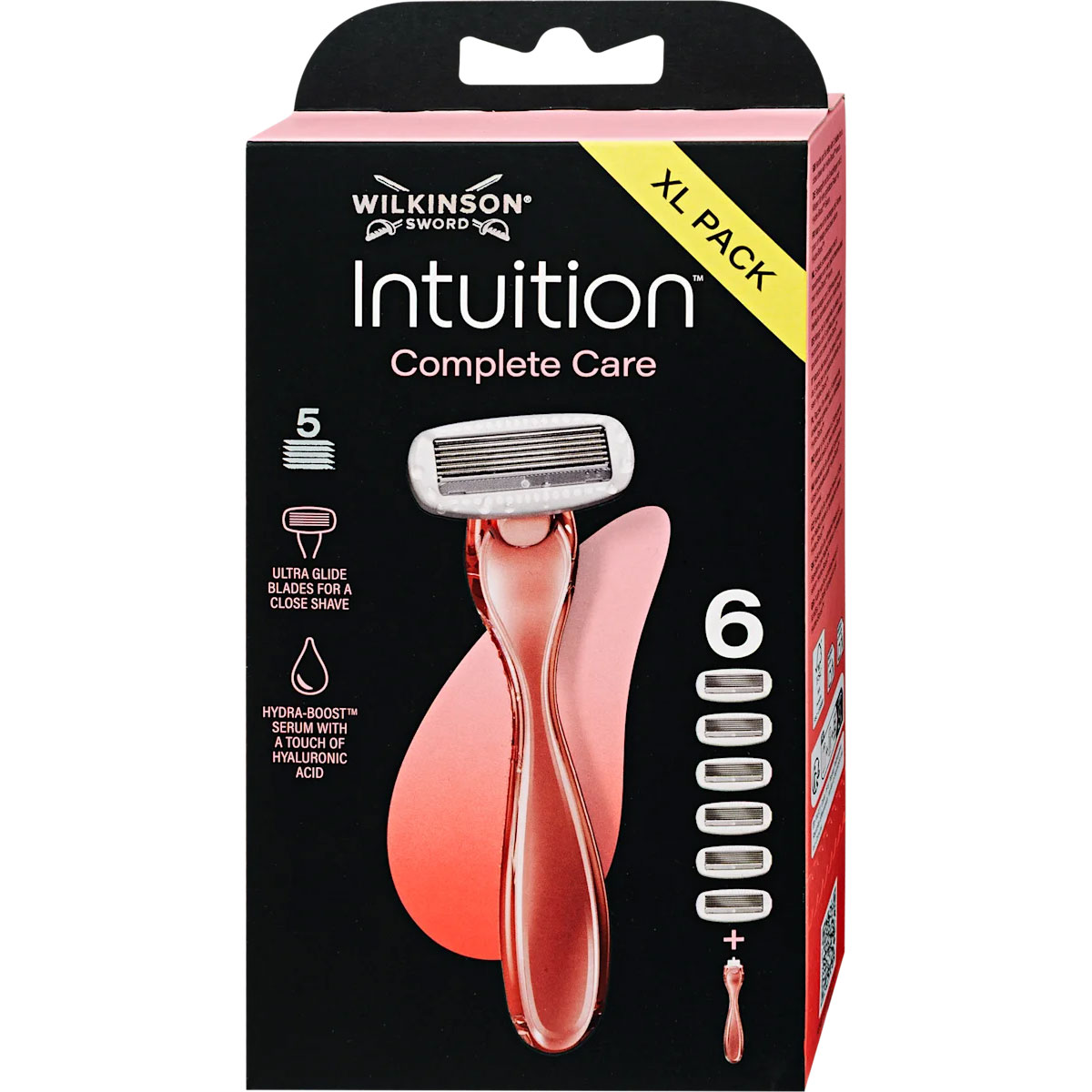 Wilkinson Sword Intuition Complete Care XL Pack Rasierer + 6 Rasierklingen