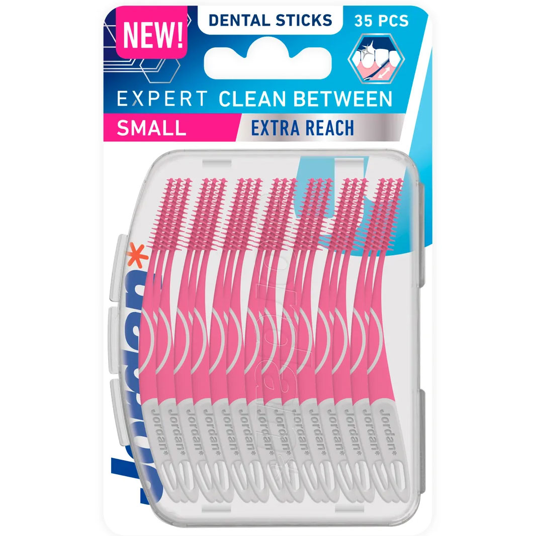 JORDAN Expert Clean Between Sticks Small 35 stk. - Jordan Mellemrumsbørster