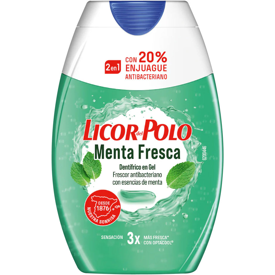 Licor del Polo Menta Fresca 2-in-1 Zahnpasta Gel & MUndskyl Fresh Mint 75 ml