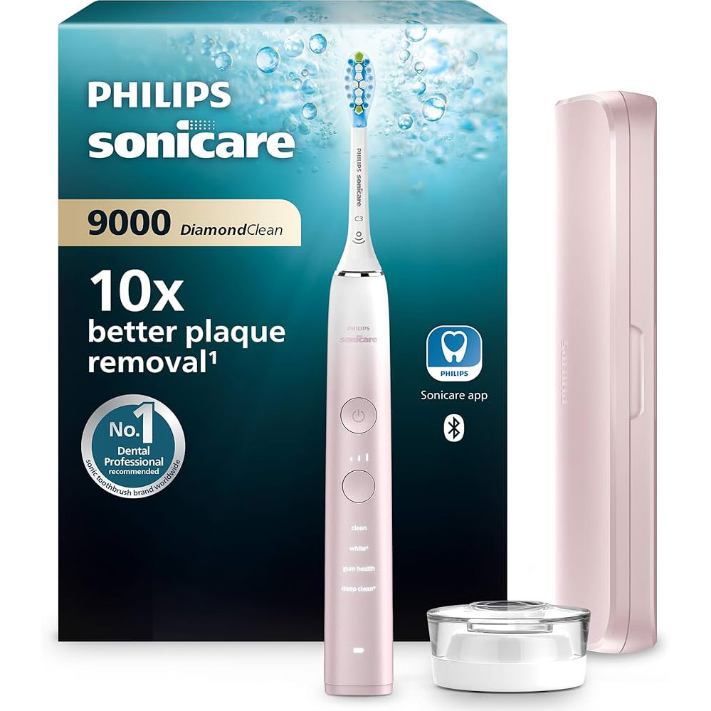 PHILIPS Sonicare El-tandbørste DiamondClean 9000 Special Edition Pink - Philips Sonicare Eltandbørster