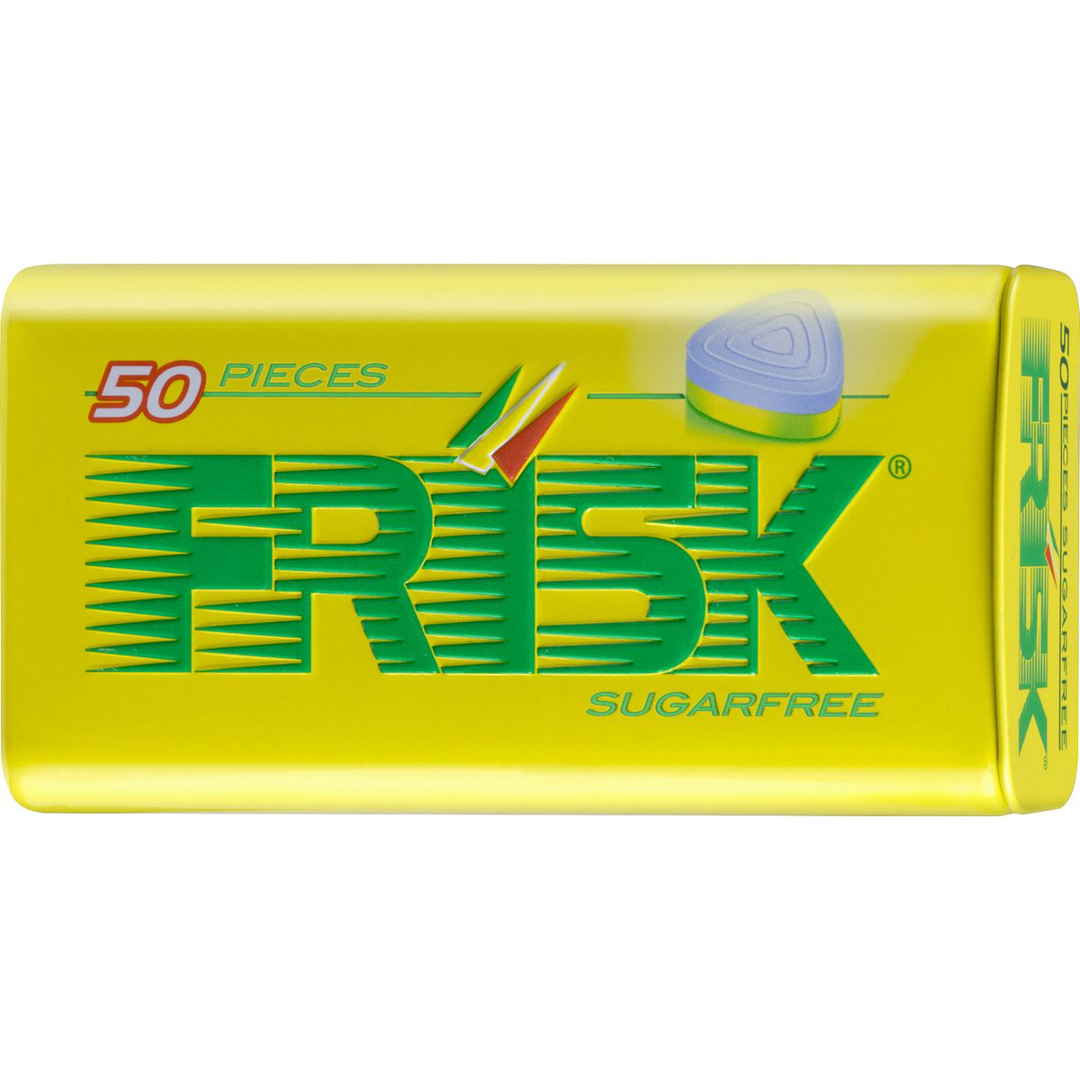 FRISK Lemon Vitamin C Zuckerfreie Minzpastillen mit Zitrone und Vitamin C (Dose 35g)