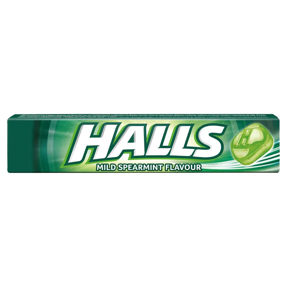 HALLS Halspastiller Mild Spearmint Flavour 33.5g