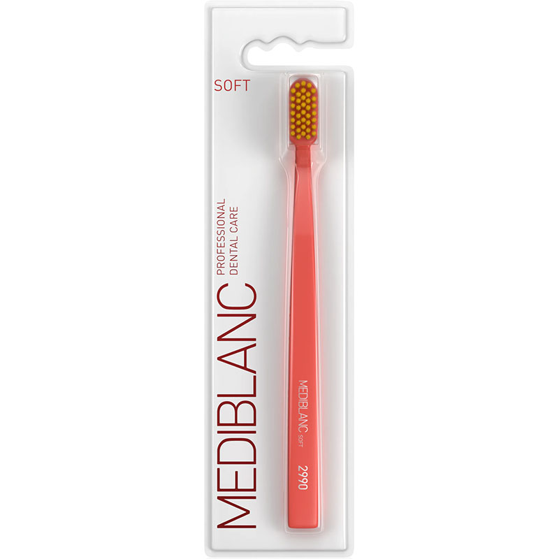 MediBlanc Soft 2990 Tandbørste CORAL - Mediblanc Tandbørster