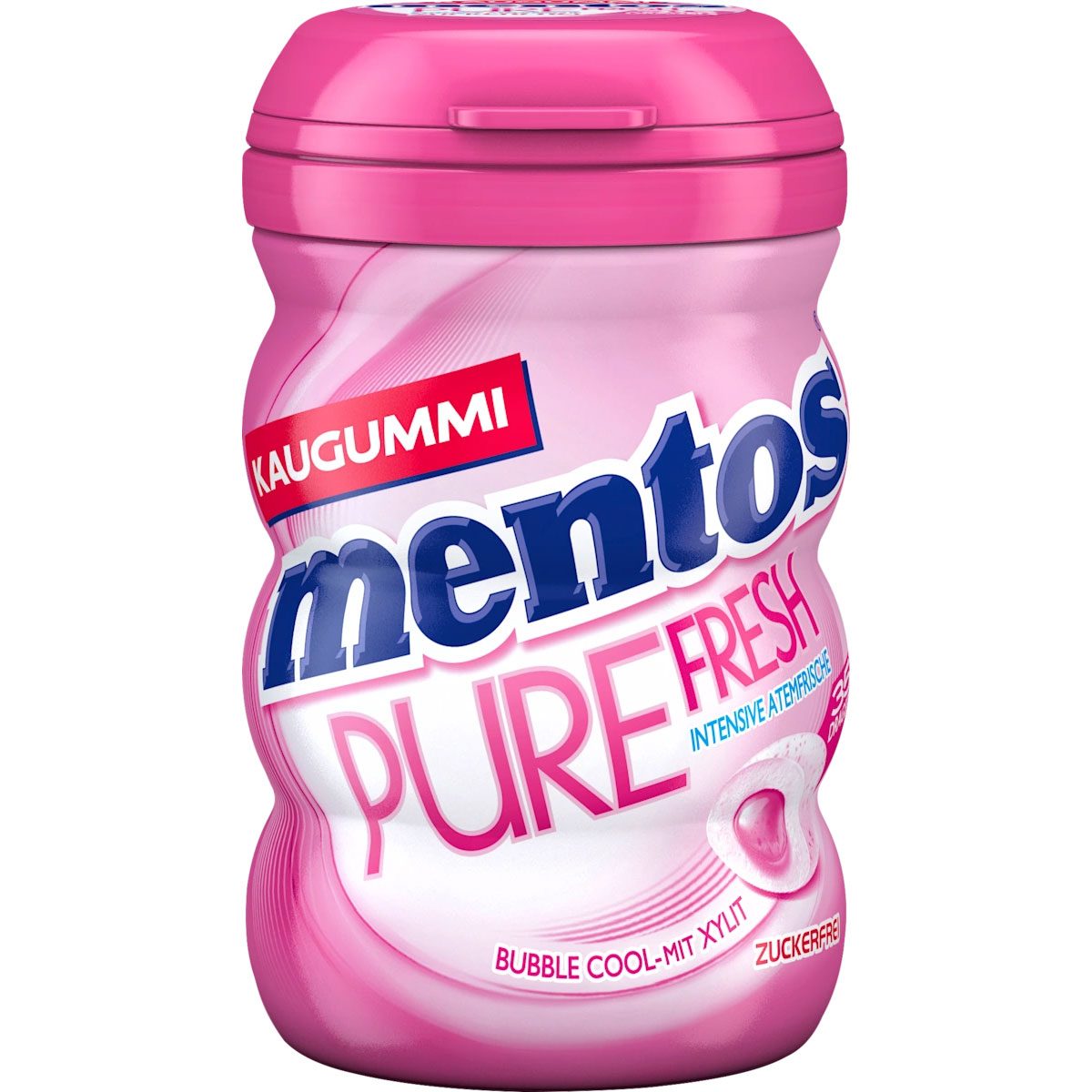 MENTOS Pure Fresh Bubble Cool Kaugummi (35 Stk.) zuckerfreier Kaugummi mit flssigem Kern
