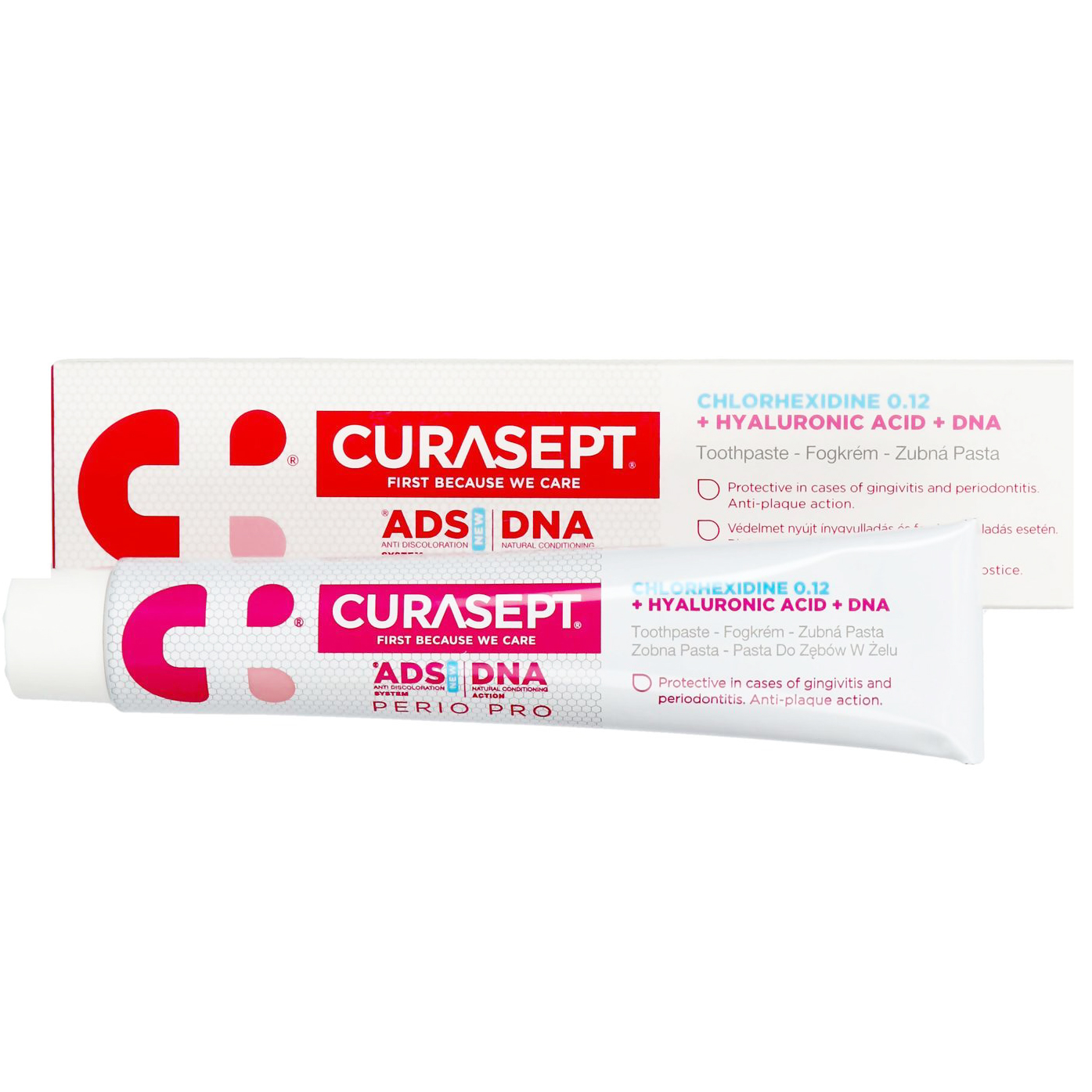 Klorhexidin Tandpasta 0.12 % CURASEPT ADS DNA 712 Perio Pro 75 ml