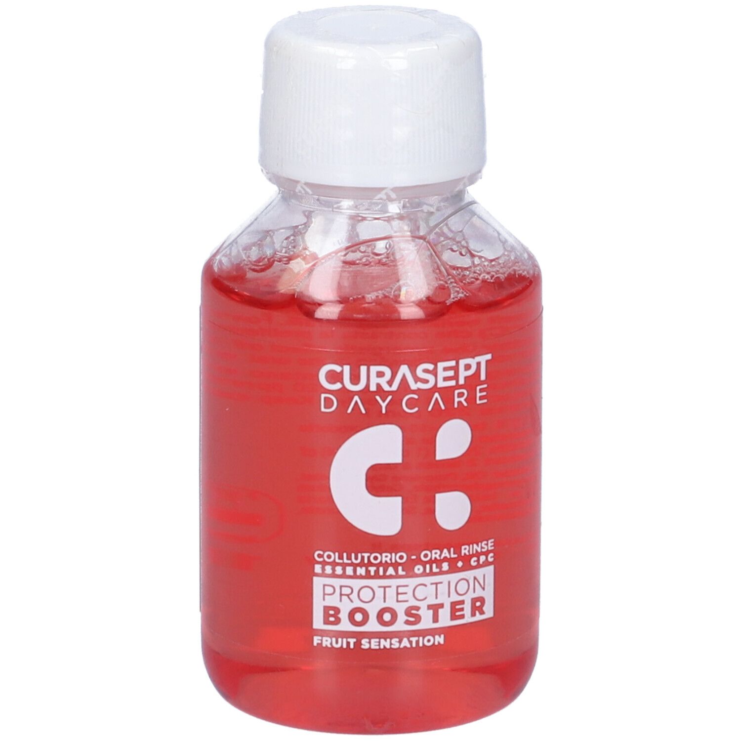 Curasept Daycare Protection Booster Fruit Sensation Munddusche Täglicher Schutz mit frischem Fruchtgeschmack (100 ml.)