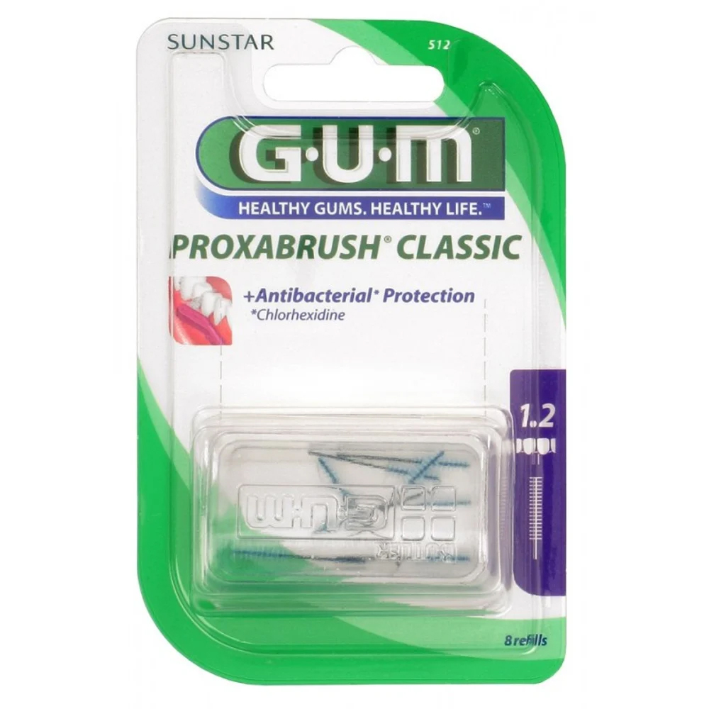 GUM Proxabrush Classic 1,2 mm Interdentalbürsten 8 Stk.