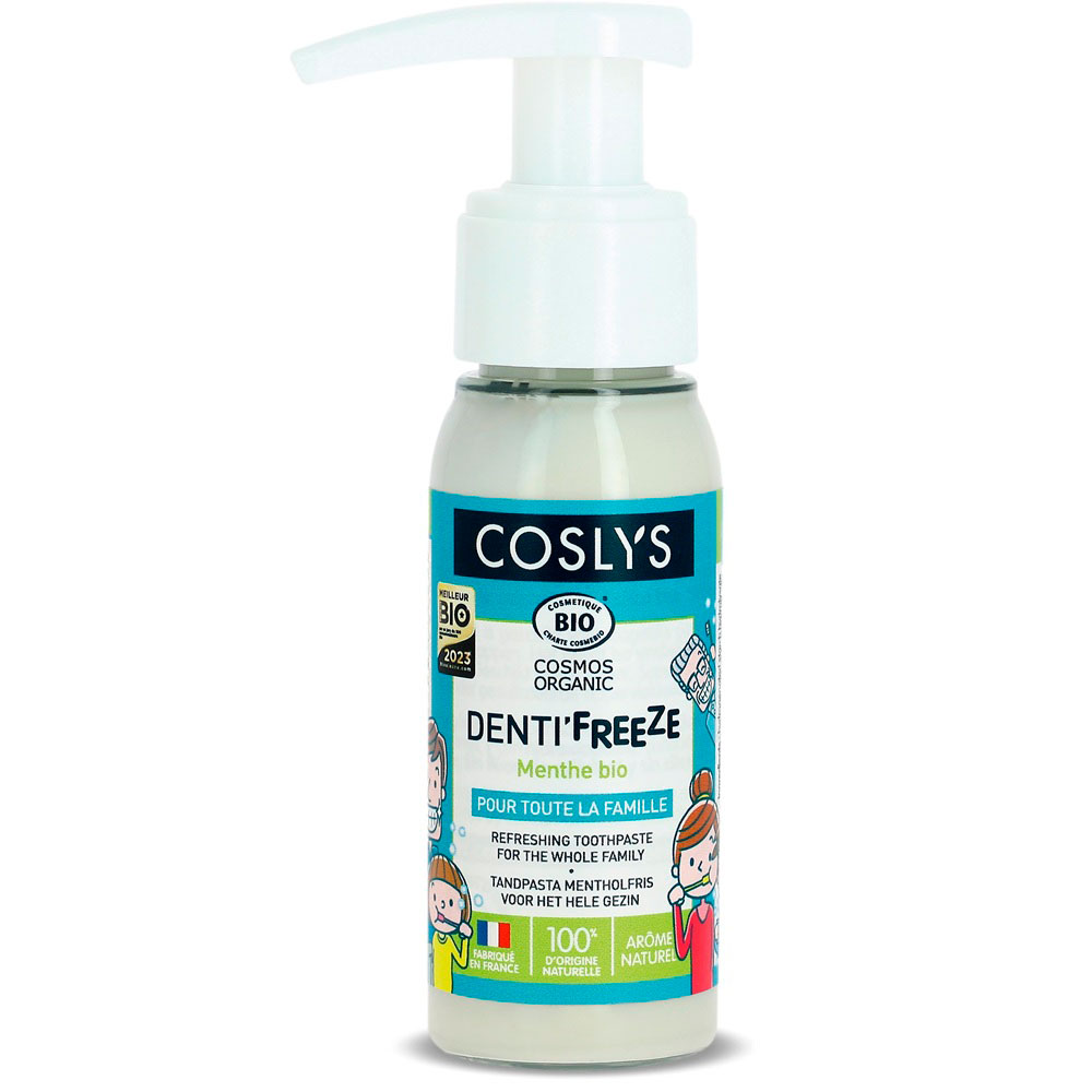 Bio Zahnpasta COSLYS Denti'Freeze Mild Mint - Pumpflasche 75g