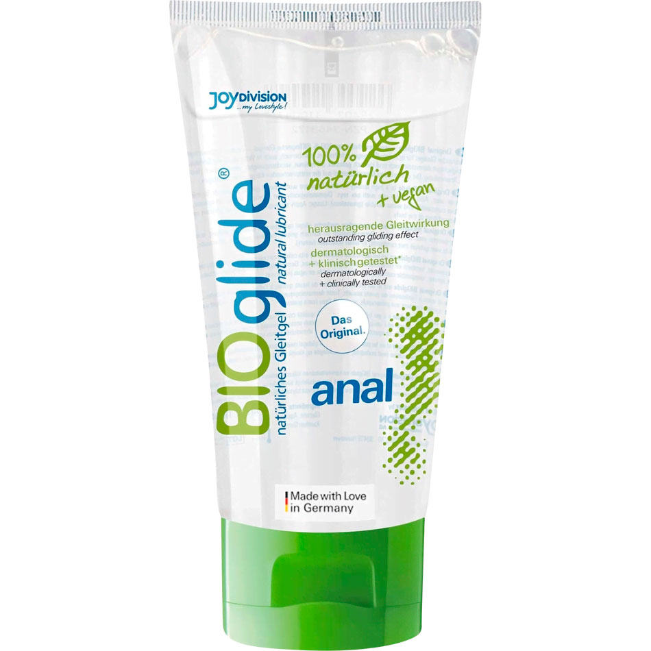 BIOglide Anal Naturligt vandbaseret glidecreme til analsex (80 ml)
