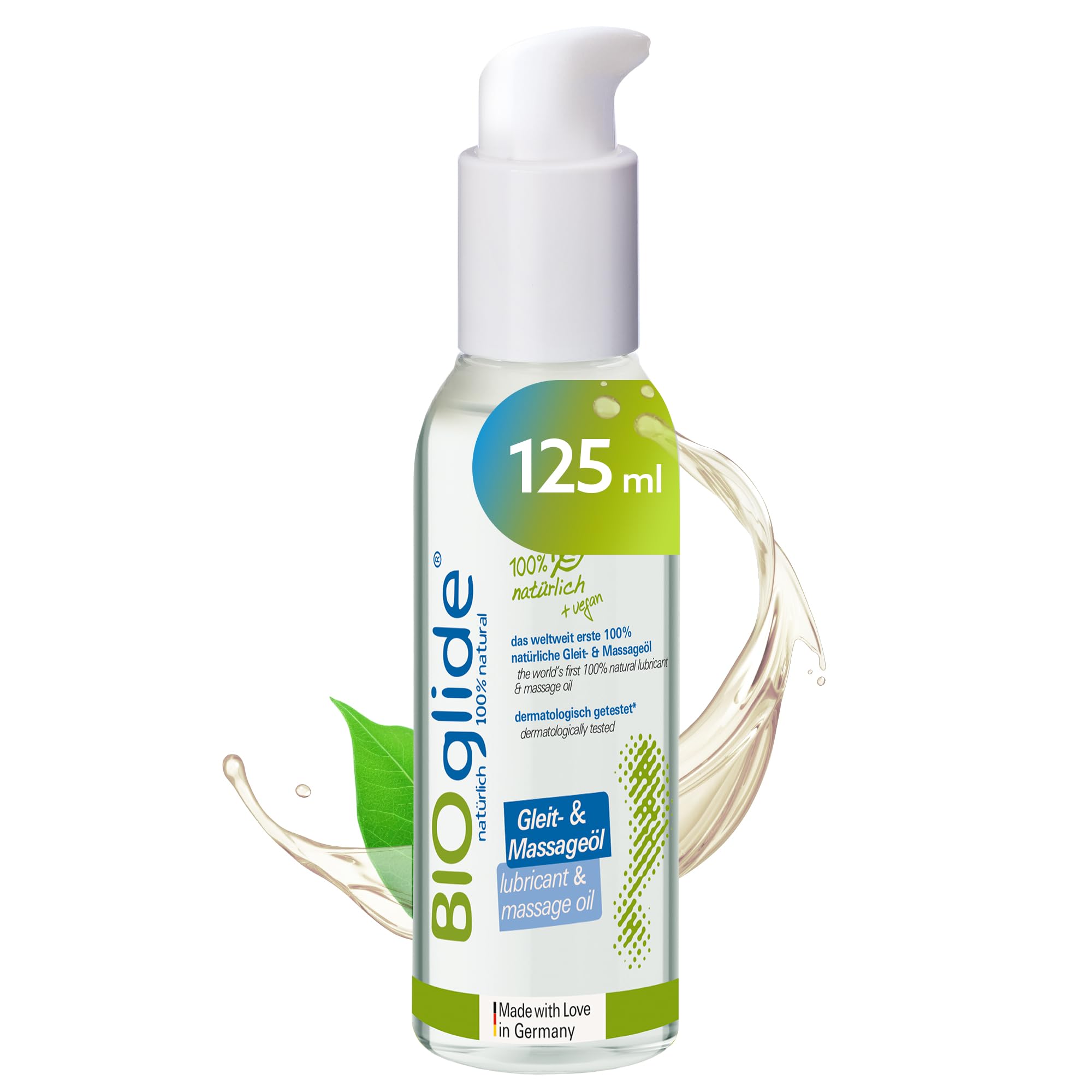 BIOglide Gleit- & Massageöl 100 % natürliches Gleit- und Massageöl (125 ml.)