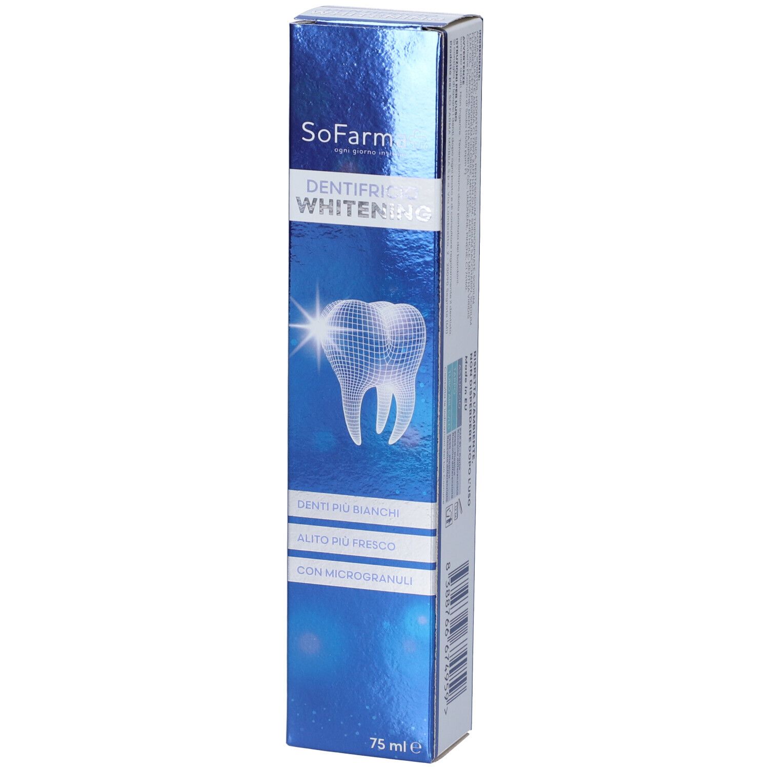 SoFarmapiu Whitening Tandpasta med CPC og Fluor 75 ml - SoFarmapiù Tandpasta
