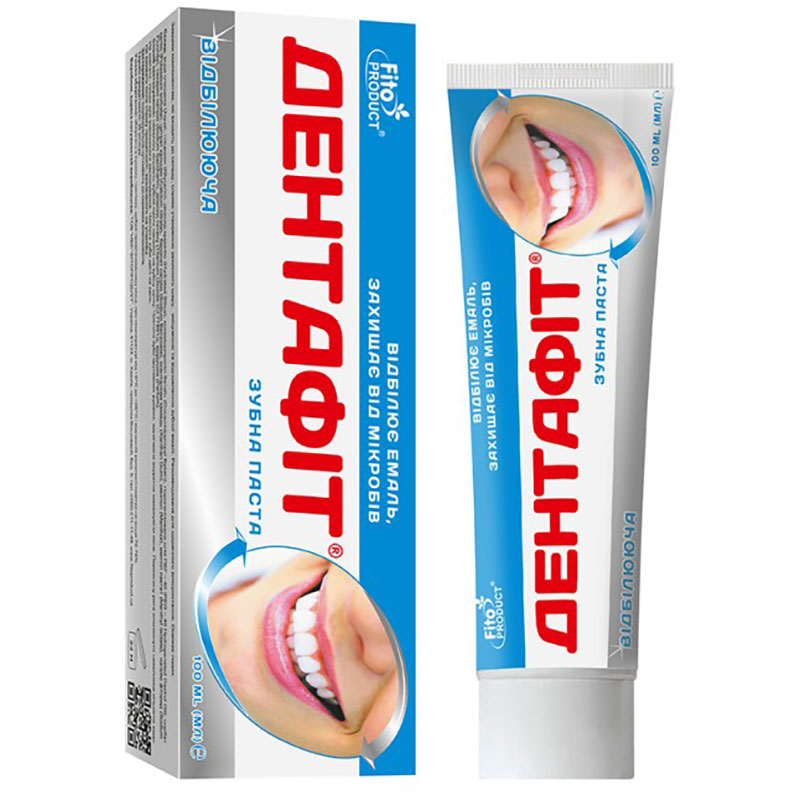 Dentafit Whitening Zahnpasta mit Papain Sanftes whitening für ein natürlich weißeres Lächeln (100 ml.)