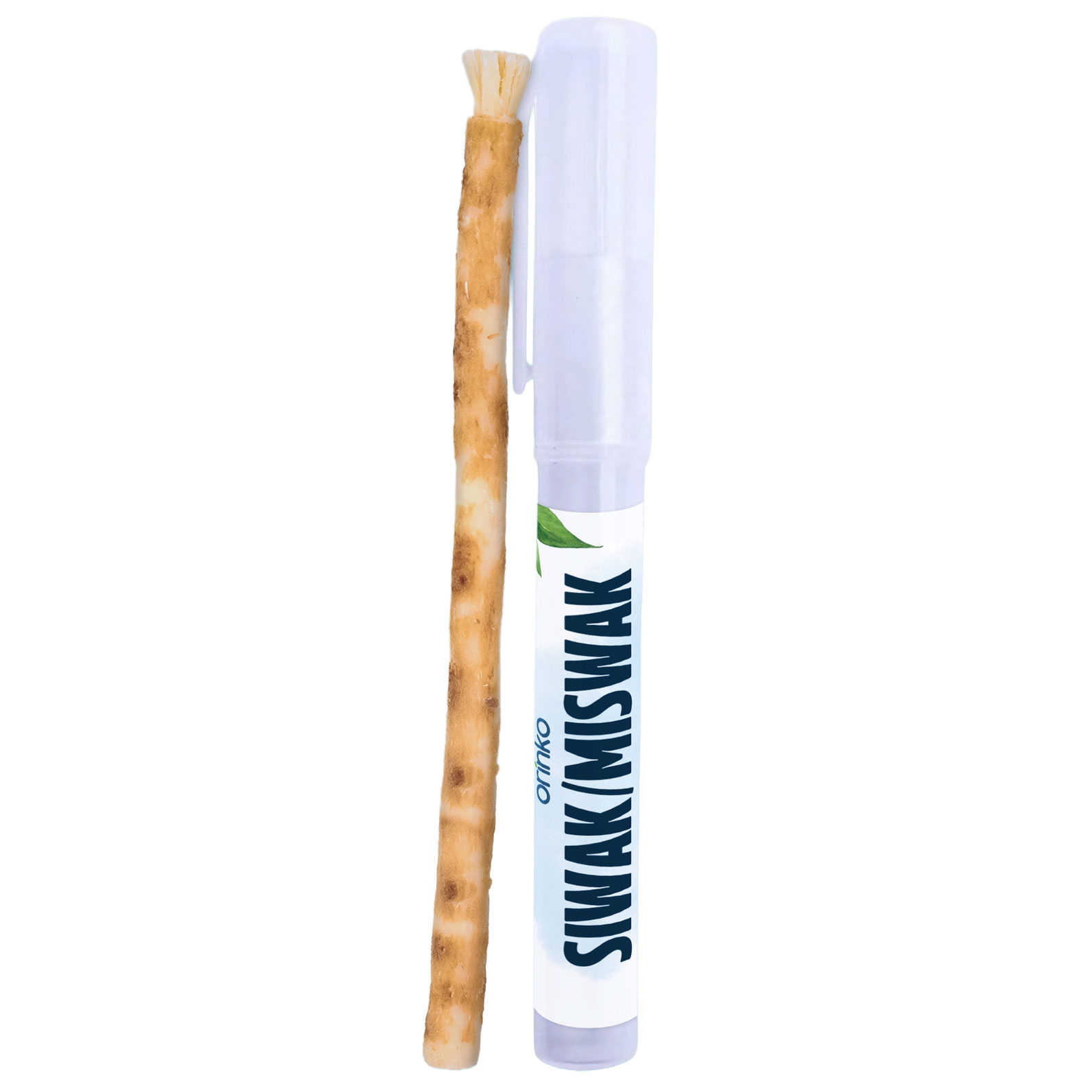 Miswak Pind i Beskyttelse Etui ORINKO Siwak Sticks 100% Naturlig Tandbørste