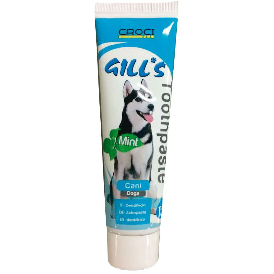 Croci Gill's Hundetandpasta med Mint 100 g Effektiv tandpleje og frisk ånde til hunde