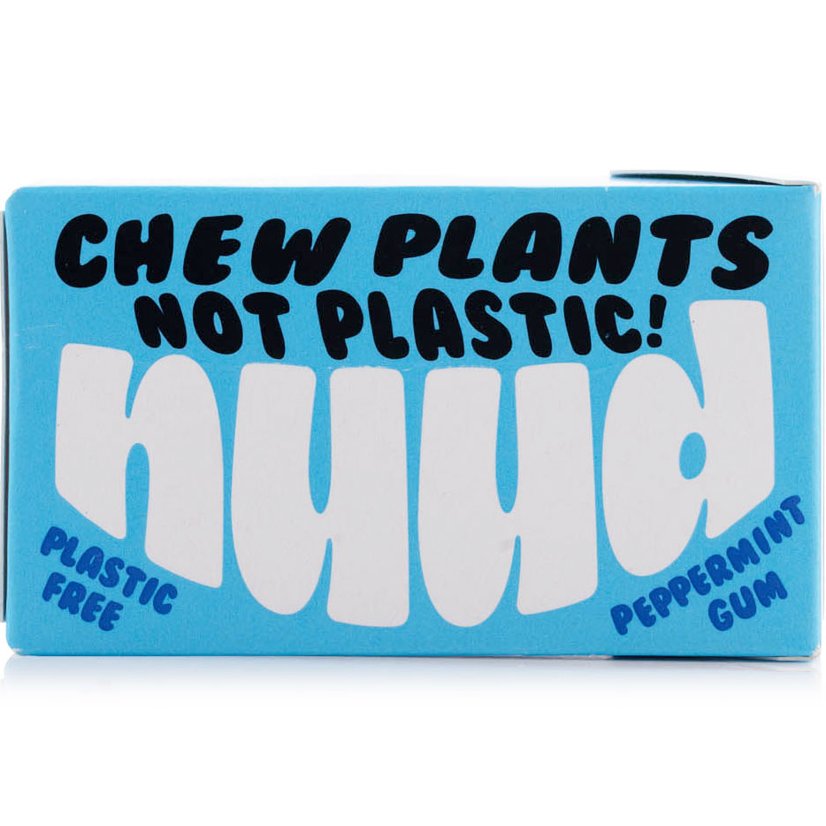 Nuud Peppermint Gum 20 g Plastikfreier Kaugummi mit natürlichem Chicle und Xylitol