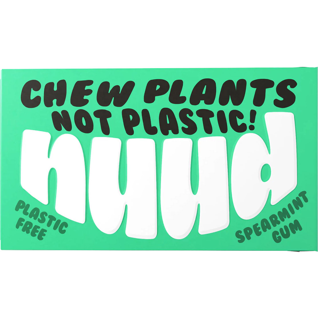 Nuud Spearmint Gum 20 g Plastfrit tyggegummi med frisk spearmint og xylitol - Nuud Tyggegummi