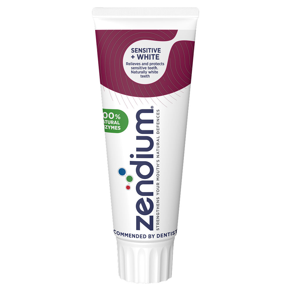 Zendium Tandpasta Sensitive + White 75 ml.