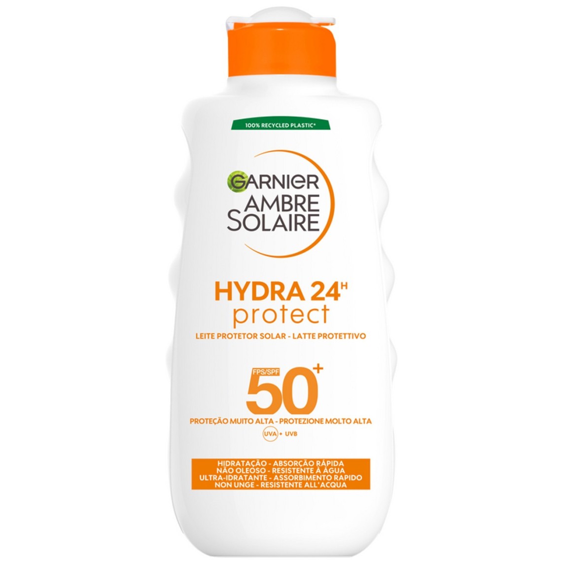 Garnier Ambre Solaire Hydra 24 Protect SPF50+ Solcreme til Ansigt & Krop 200 ml - Garnier Ambre Solaire Solcreme - Solcreme & After Sun