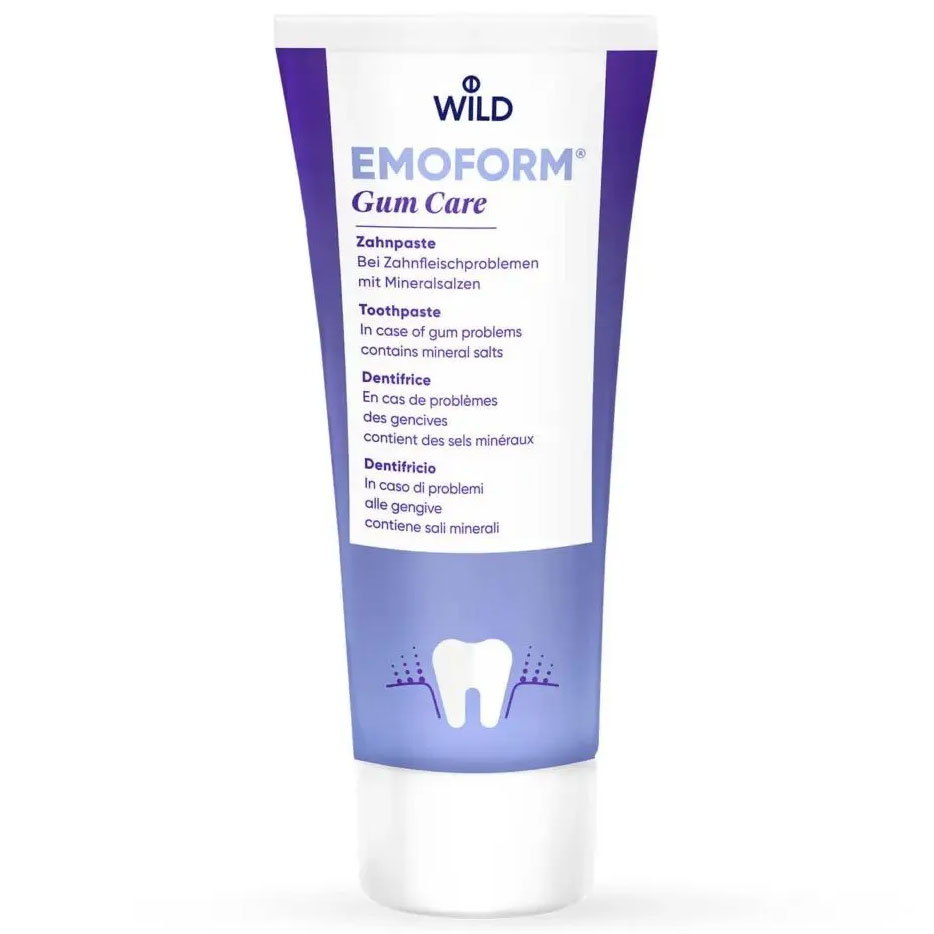 Wild Emoform Gum Care Zahnpasta ffcr die te4gliche Pflege des Zahnfleischs 75 ml