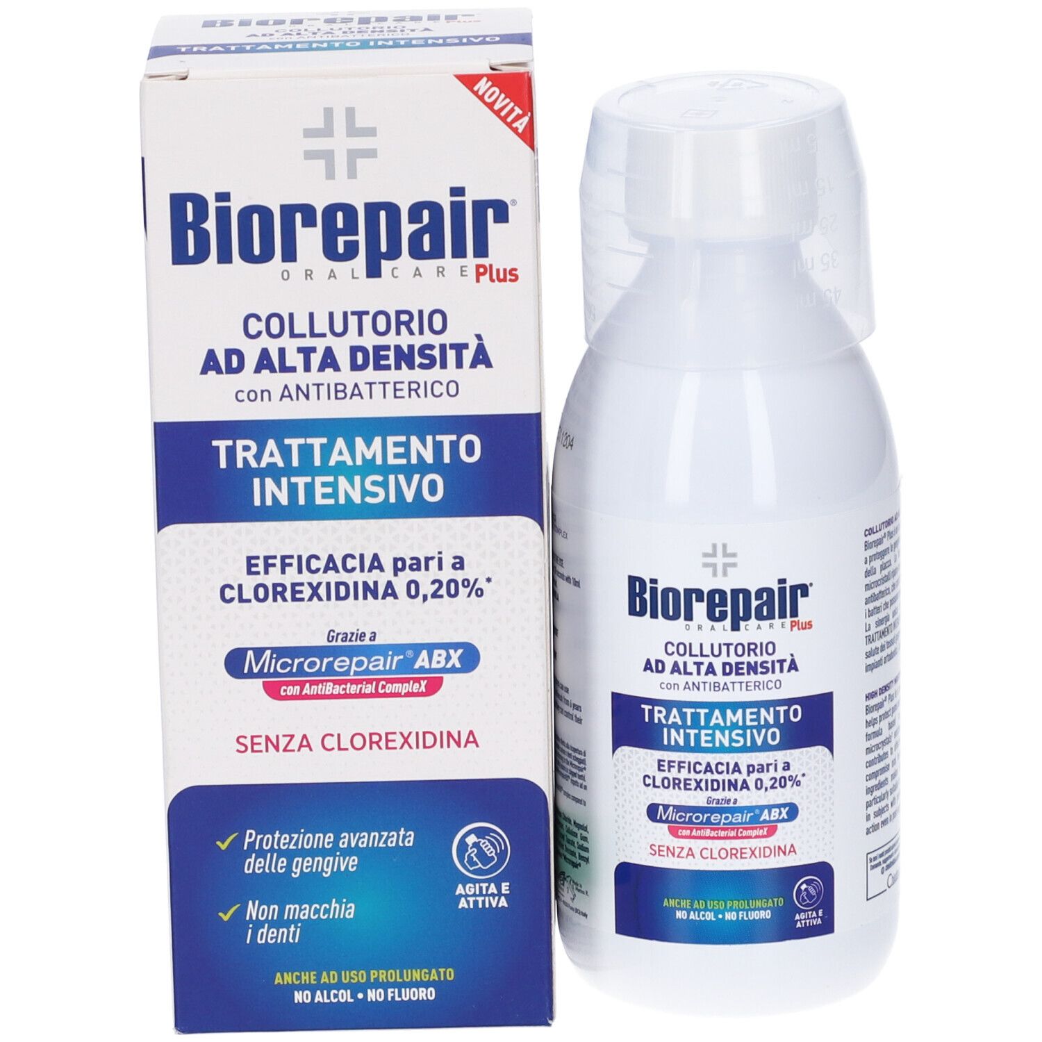 Biorepair Plus ABX High Density Intensiv Hydroxyapatit mundskyl til tandkød og mundhule (250 ml) - Biorepair Mundskyl