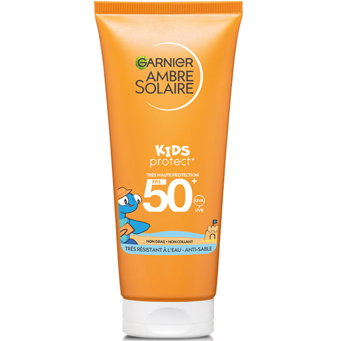 Garnier Ambre Solaire Kids Protect+ Solcreme SPF 50+ 100 ml - Garnier Ambre Solaire Solcreme - Solcreme & After Sun