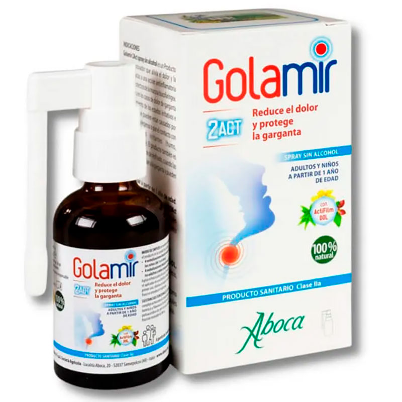 Golamir 2ACT Spray Mundspray ABOCA Alkoholfrei 30 ml