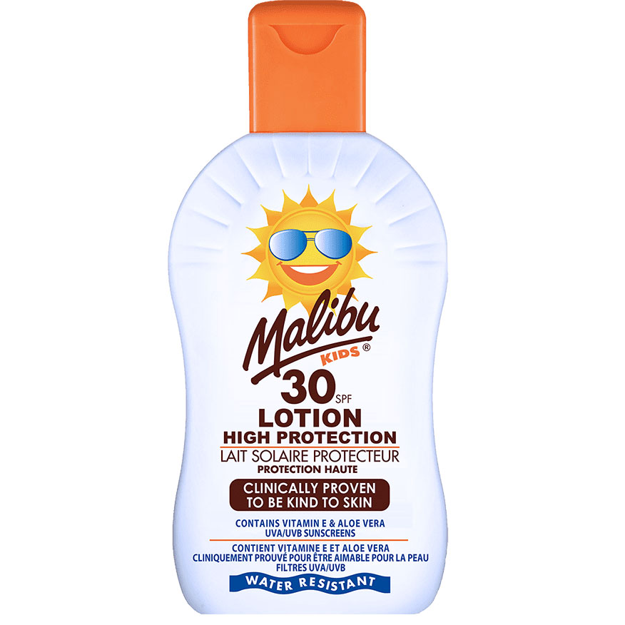 Malibu Sun Kids Solcreme SPF 30 High Protection 200 ml - Malibu Sun Solcremer & After Sun - Solcreme & After Sun