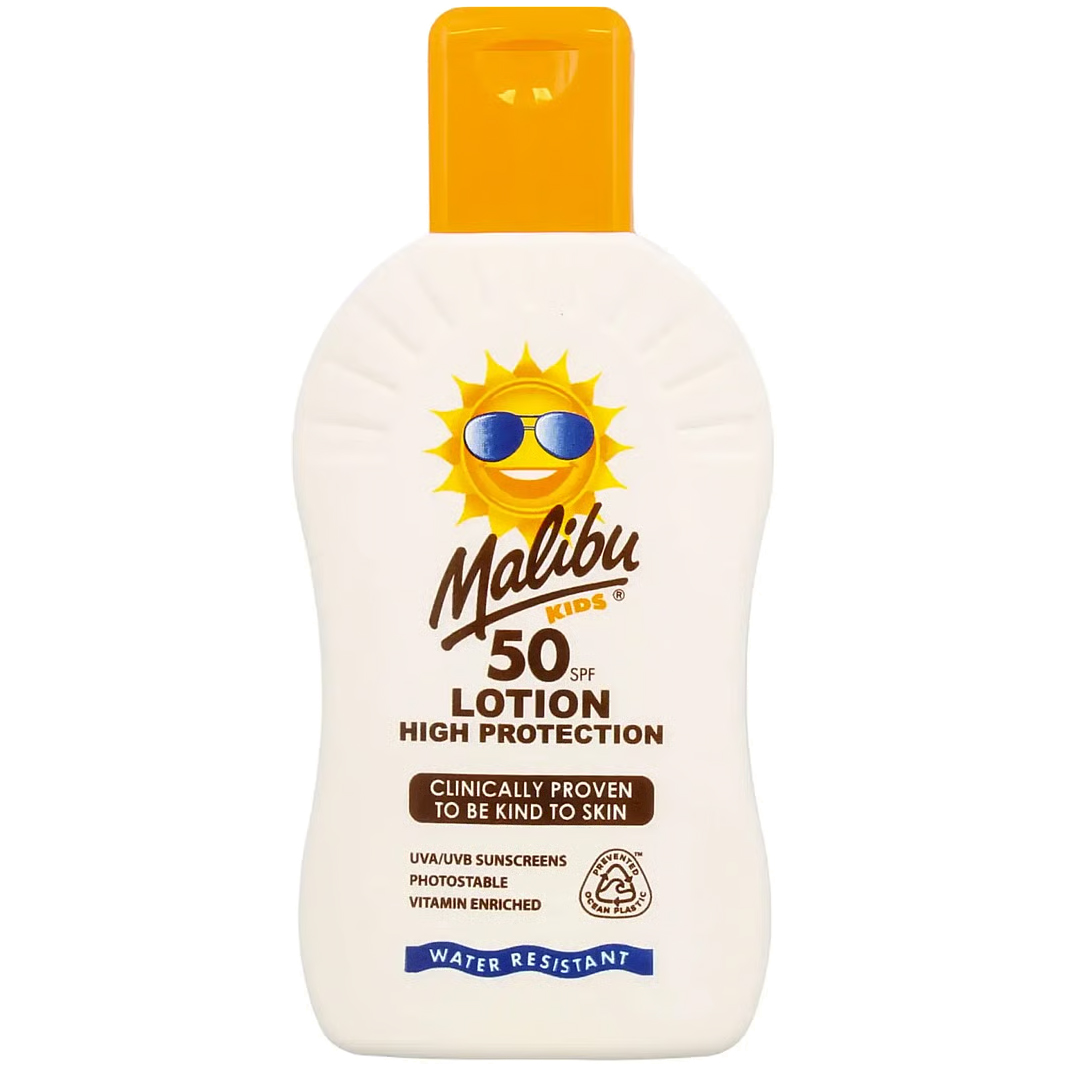 Malibu Kids Lotion SPF 50 høj solbeskyttelse til børn, 200 ml - Malibu Sun Solcremer & After Sun - Solcreme & After Sun