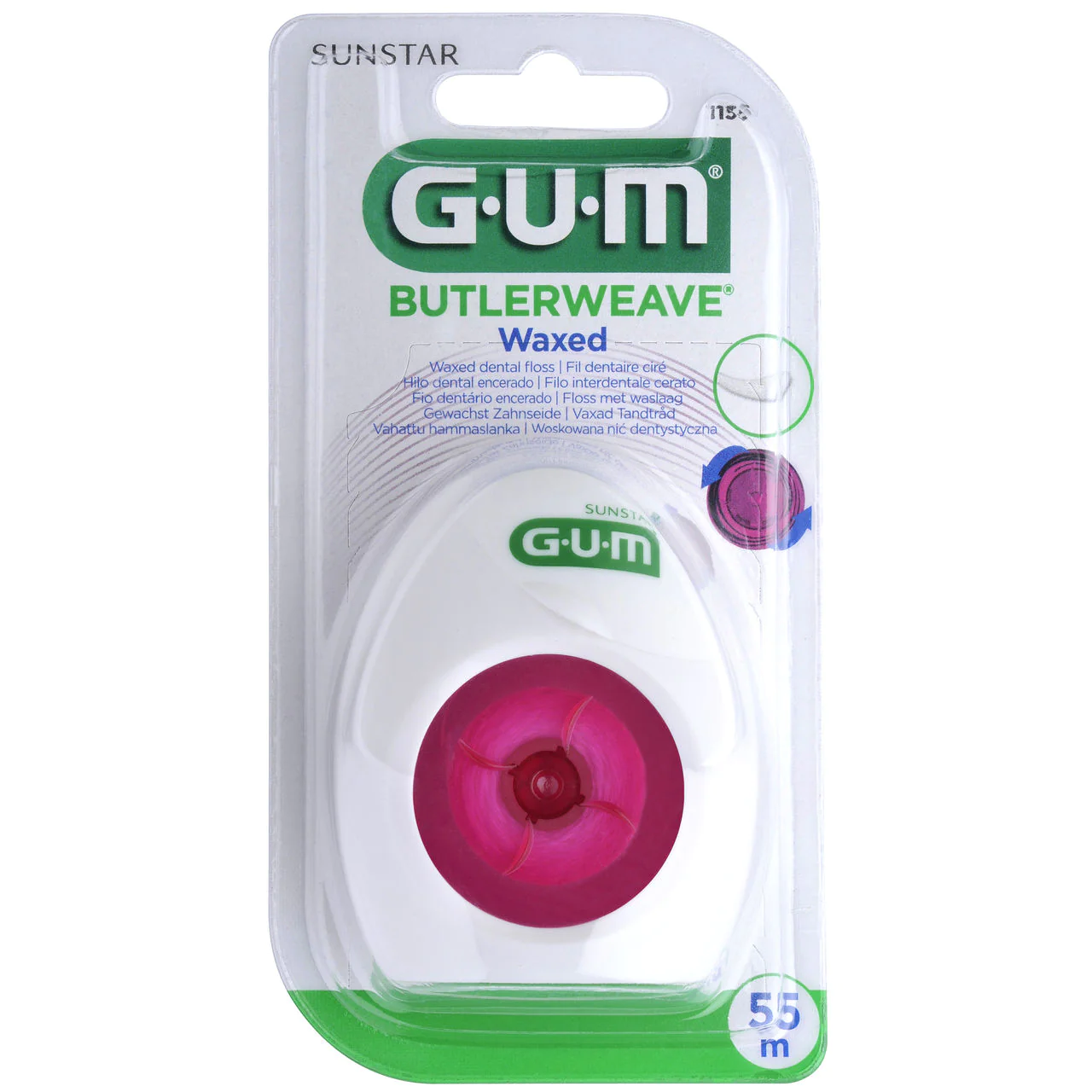 GUM Floss Butlerweave gewachst, geschmacksneutral