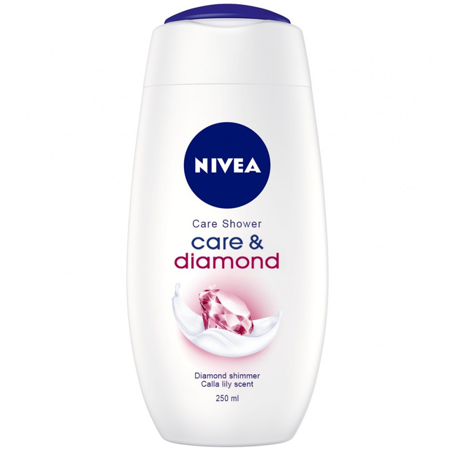 NIVEA Diamond Touch Argan Oil Caring Shower Cream plejende showercreme med sensuel liljeduft (250 ml) - Shower Gel fra Nivea