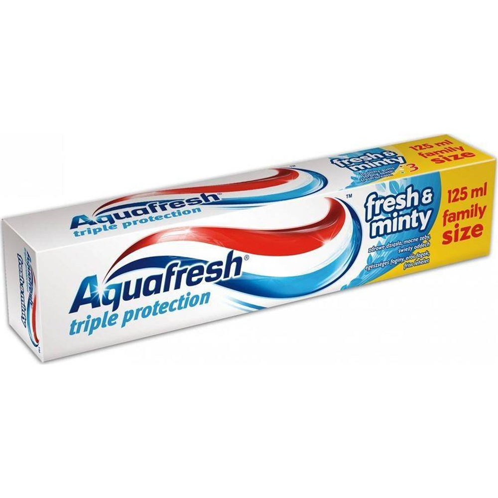 Aquafresh Triple Protection Fresh & Minty Tandpasta frisk mintsmag (125 ml) - Aquafresh Tandpasta