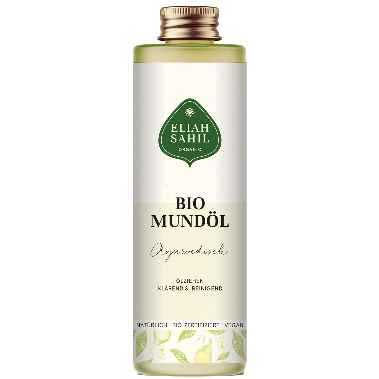 Oil Pulling Eliah Sahil Bio Økologisk Eliah Sahil Bio ayurvedisk mundolie til oil pulling 100 ml - Oil Pulling - tandolie - Mundskyl