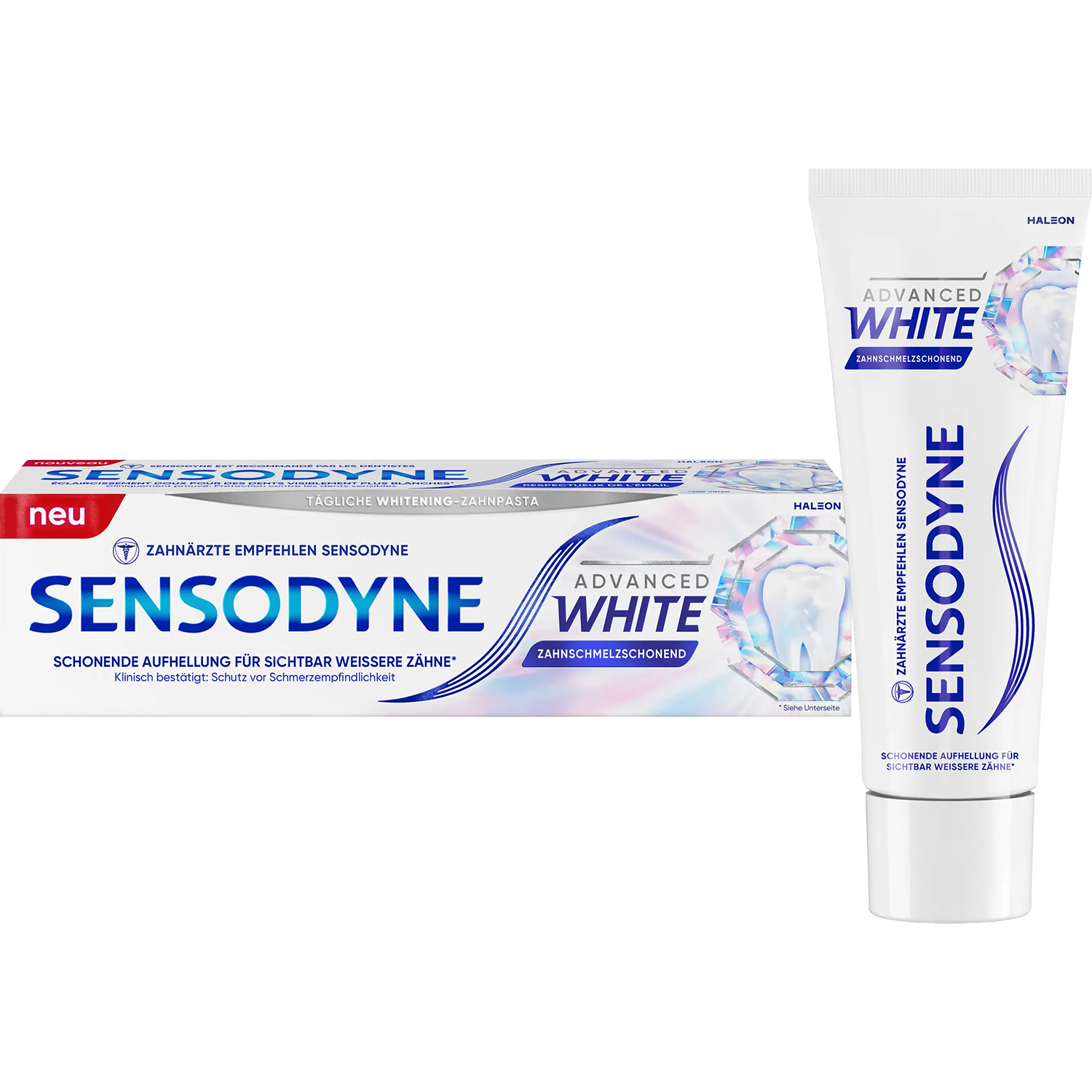 Sensodyne Advanced White tandpasta til følsomme tænder 75 ml - Sensodyne tandpasta