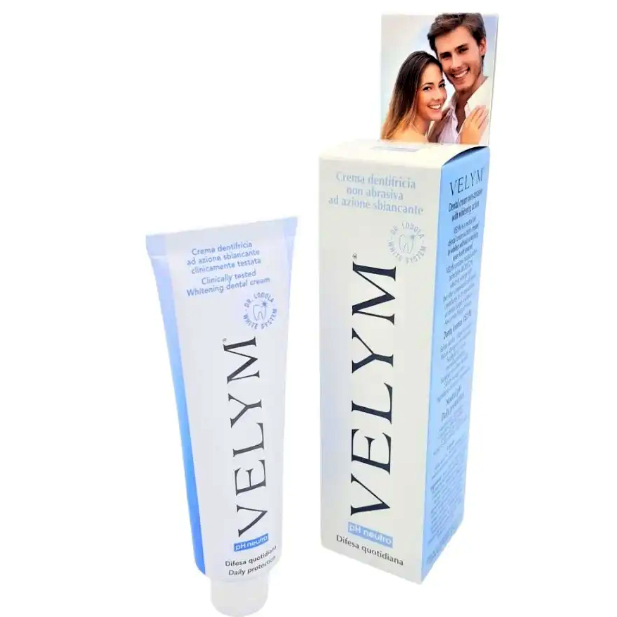 VELYM Xylitol Whitening-Zahnpasta mit neutralem pH – 1450 ppm Fluorid – 100 ml