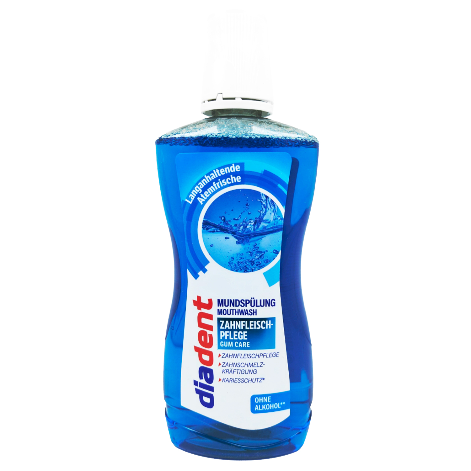 Diadent Gum Care Mundspülung mit Zink – 450 ppm Fluorid – 500 ml