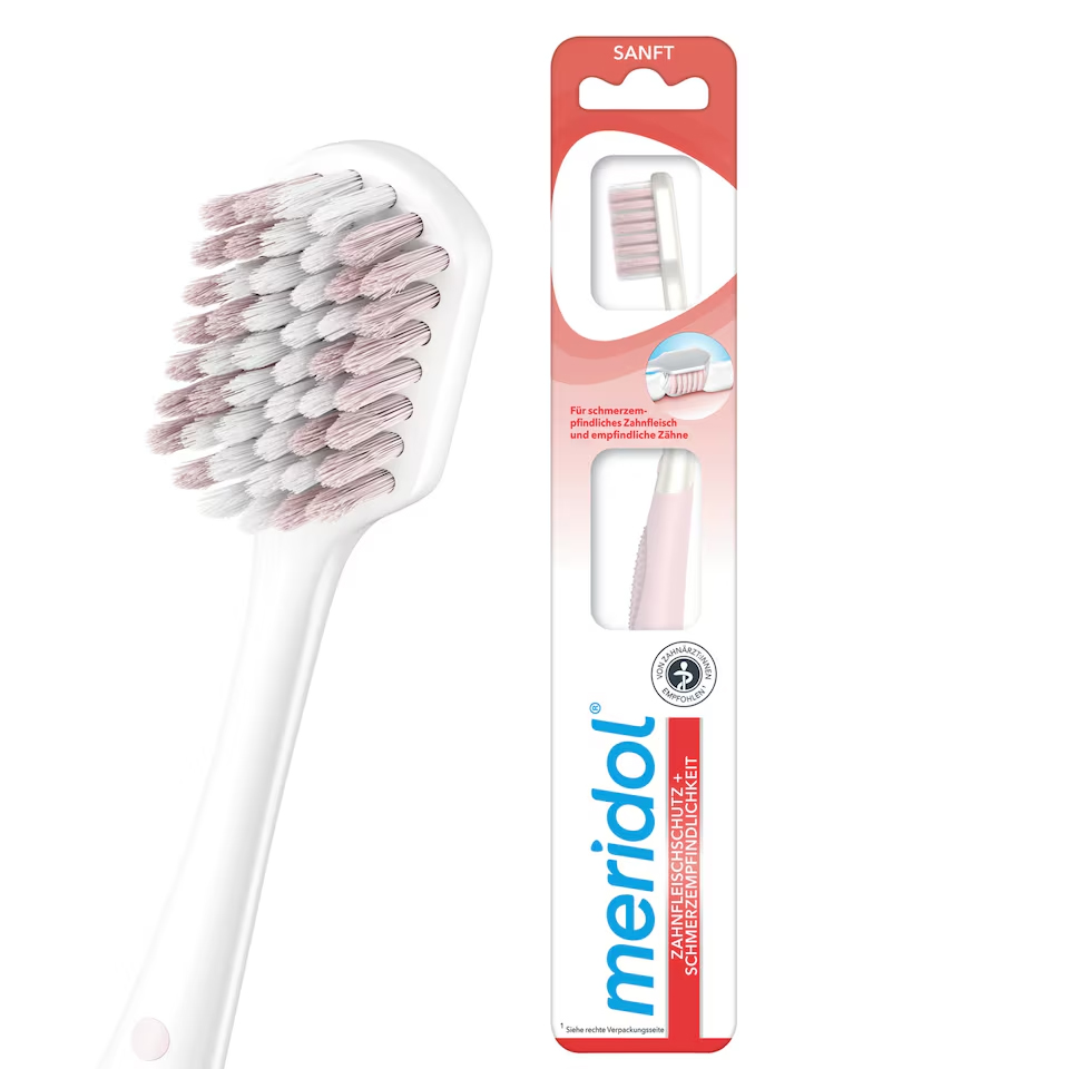 Meridol Gum Protection Zahnbürste Soft für empfindliches Zahnfleisch und schmerzempfindliche Zähne