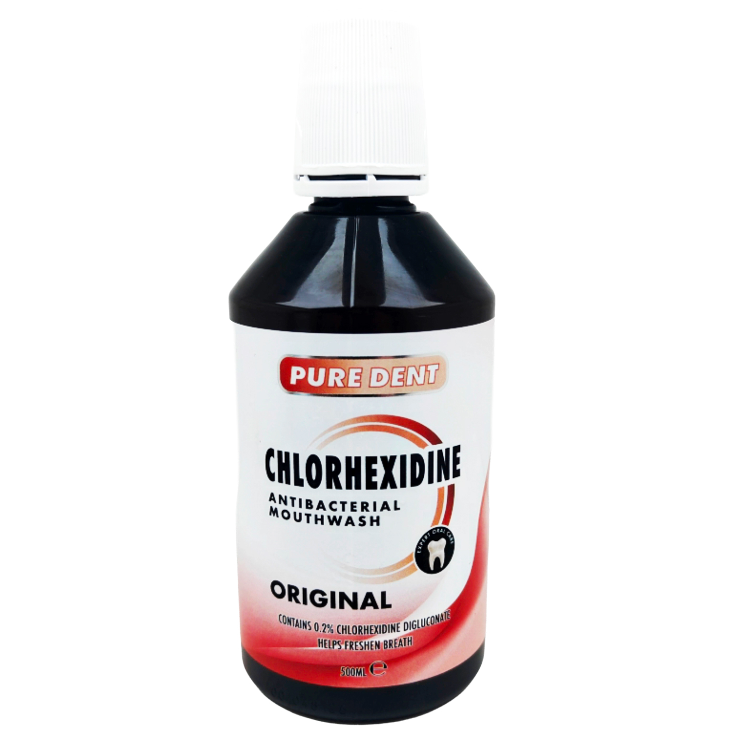 Pure Dent Chlorhexidine Original mundskyl 0.20 % 500 ml - Zidac Laboratories