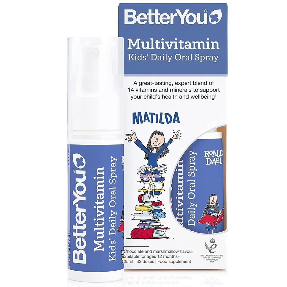 BetterYou Multivitamin Kids oral spray med xylitol 25 ml