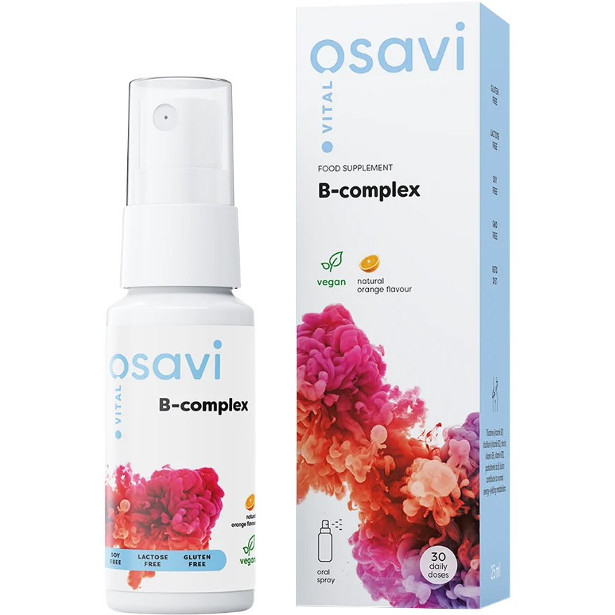 Osavi B-Complex Mundspray mit Xylitol und Orangengeschmack – 25 ml