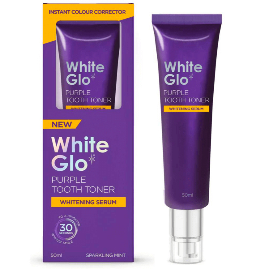 White Glo Purple Tooth Toner Whitening Serum (50 ml) - White Glo Tandpasta