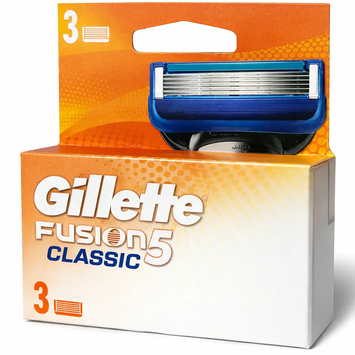 Gillette Fusion5 Classic barberblade med 5 blade (3 stk.)