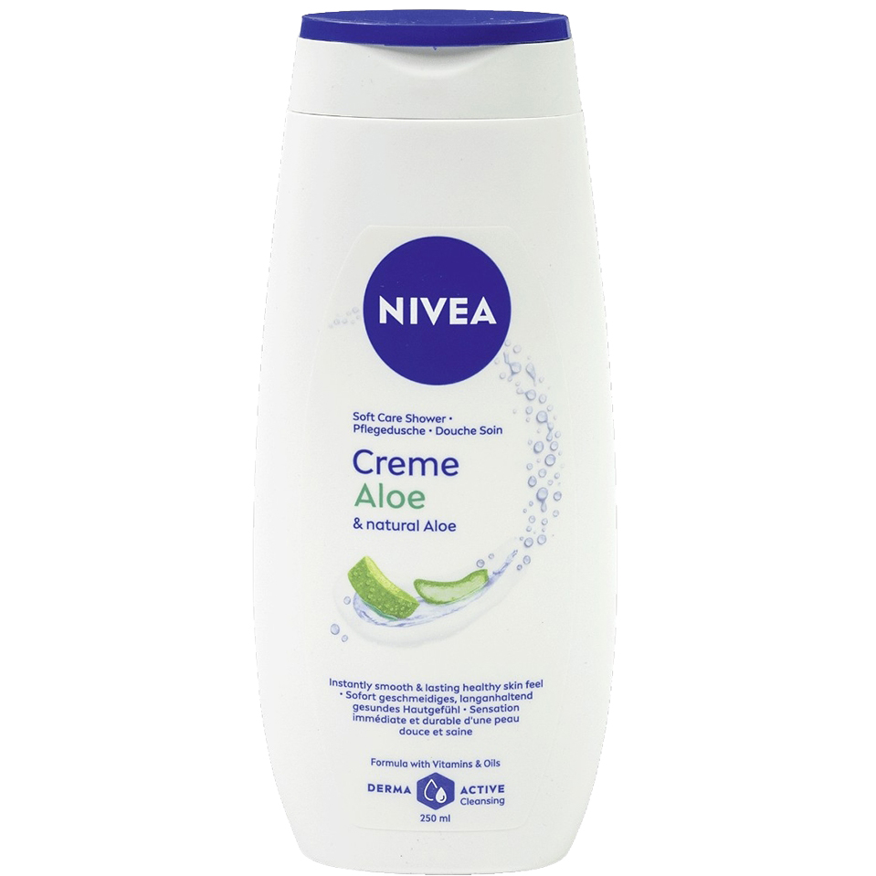 Nivea Care Shower Creme Aloe 250ml - Shower Gel fra Nivea