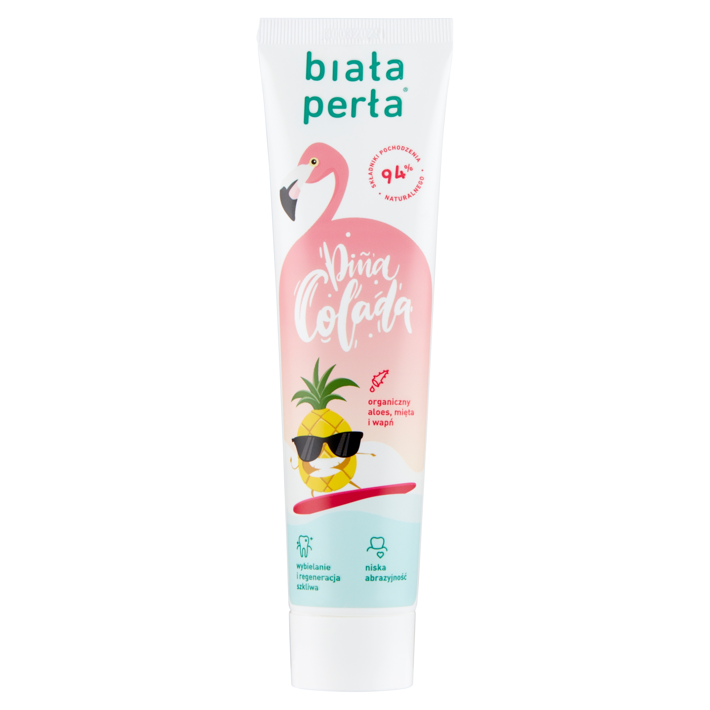 Biała Perła Piña Colada whitening tandpasta med aloe vera og calcium (100 ml) - Biala Perla Tandpasta